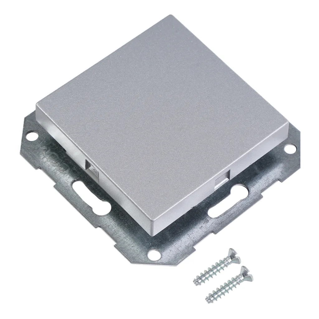 Obturateur Système 55 Gira 026826 en aluminium pour boîte de dérivation
