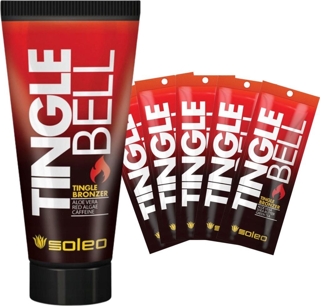 Soleo Tingle Bell Bronzer mit Tingle-Effekt 150 ml + 5 e Beutel