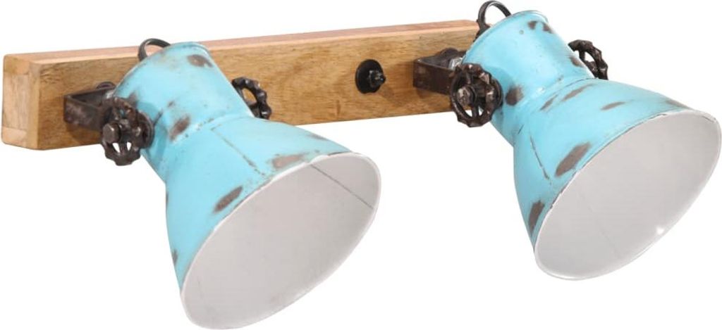 vidaXL Wandleuchte 25 W Blau 45x25 cm E27