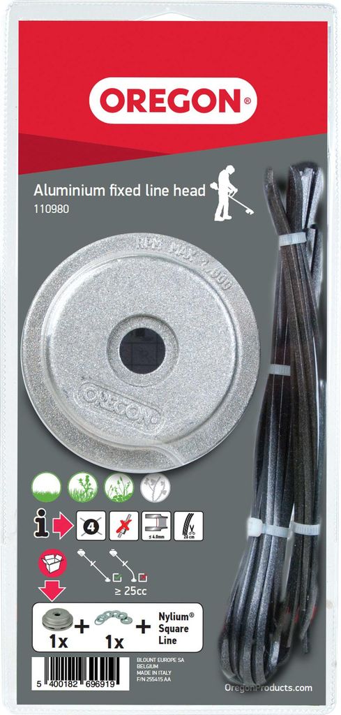 Oregon 110980 Aluminium Fadenkopf Set 2tlg. Nyliumfaden 42 Produktbild 