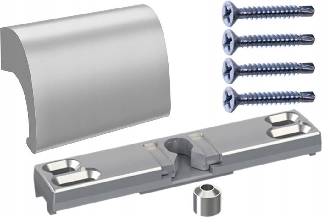 FEINZ | Türbeschlag F1 - Aluminium - Mattschwarz - Sicherer Balkonverschluss - Robuste Bauweise