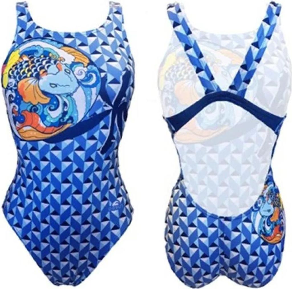 Turbo Geo Carpa Badeanzug Blau L Damen Blau L