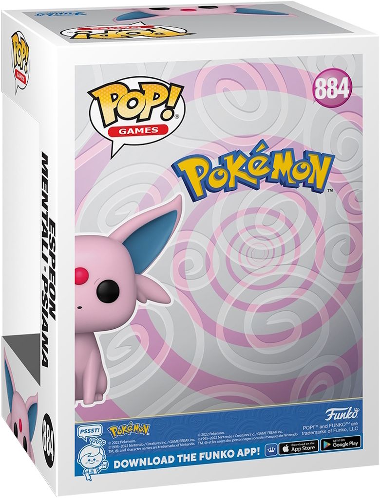 Pokemon POP! Games Vinyl Figur Espeon (EMEA) 9 cm Produktbild 3