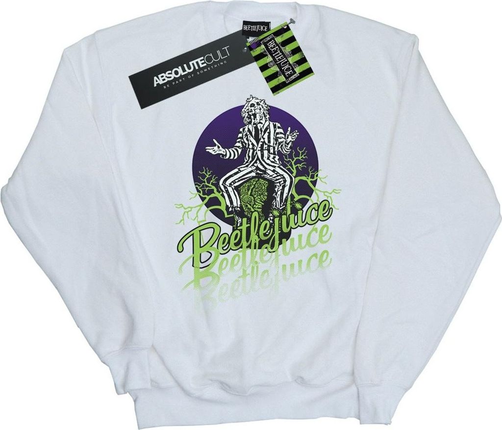 Beetlejuice - Sweatshirt für Herren BI13786 (M) (Weiß)