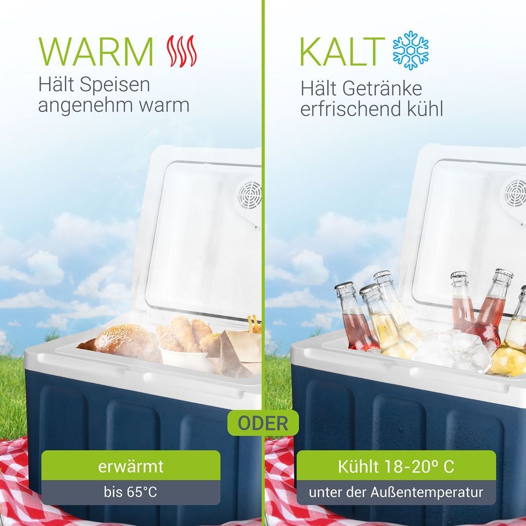 Juskys elektrische Kühlbox 40 Liter 12 V / 230 V für Auto, Produktbild 4