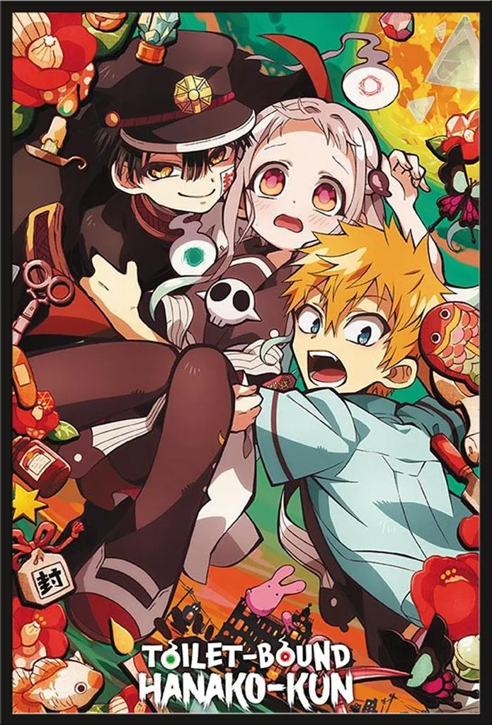 Poster Hanako-Kun protégé sous cadre Shinsuke : fini les affiches pliées