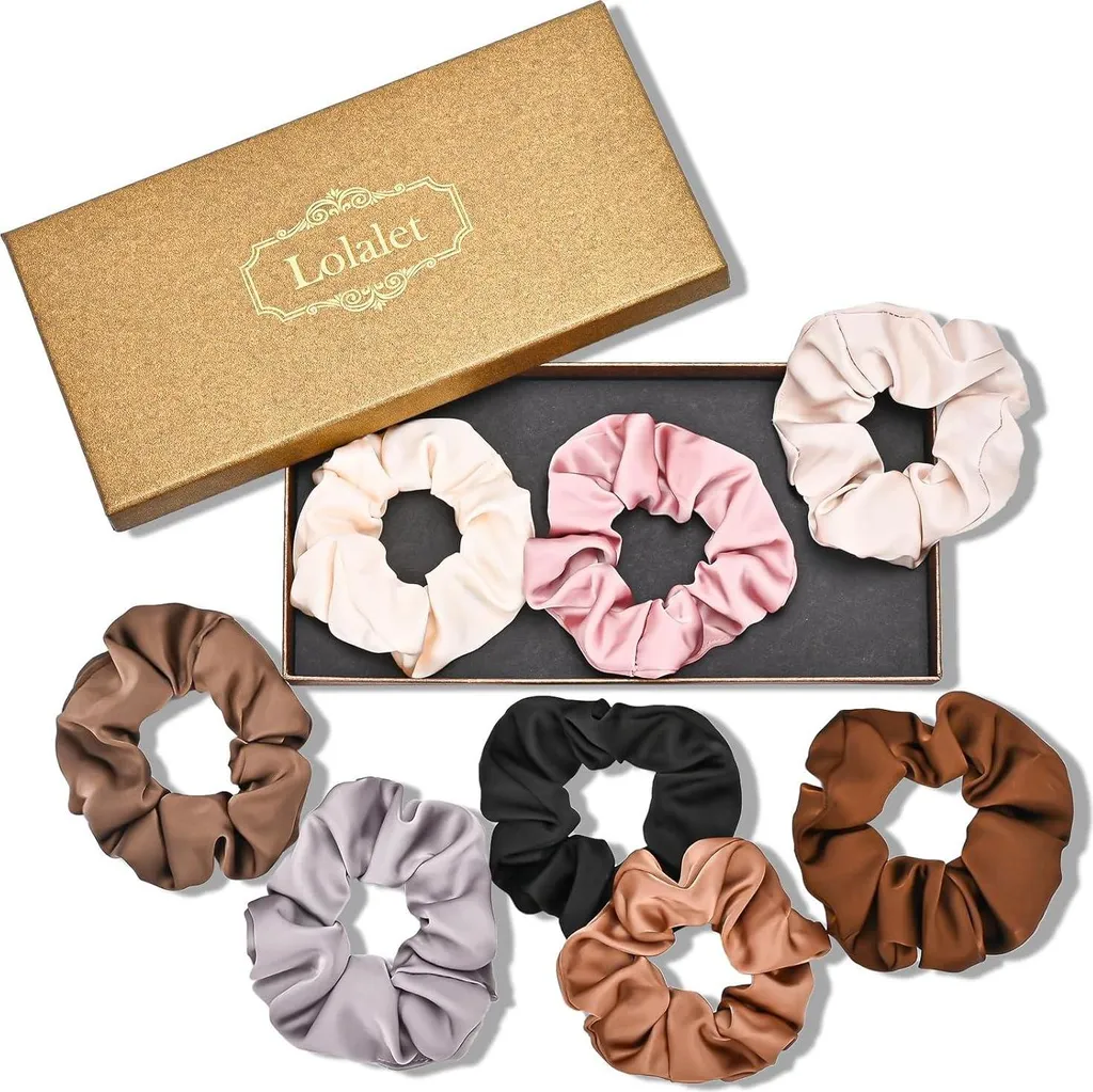 Migliori Scrunchies Raso Lolalet 8 Colori - Protezione Capelli Professionale
