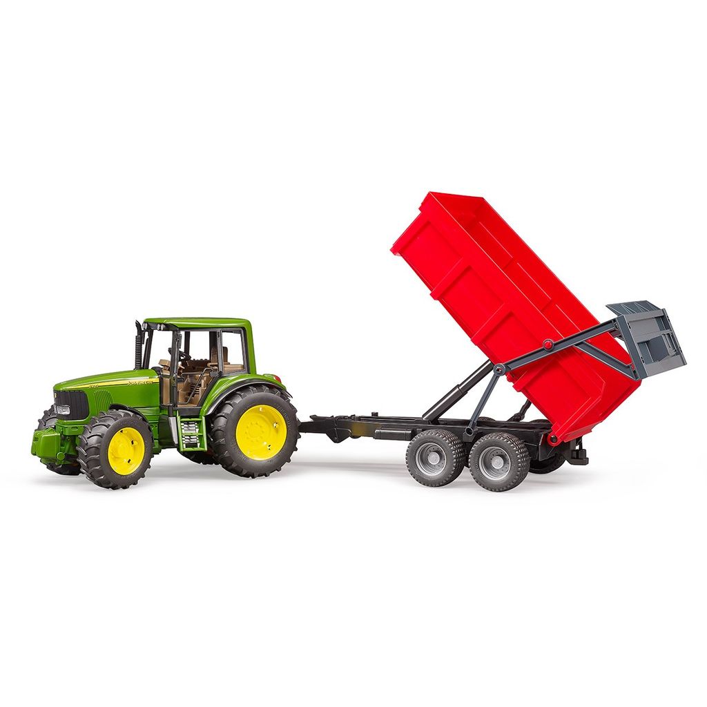 John Deere 6920 mit Wannenkippanhänger (mit Produktbild 