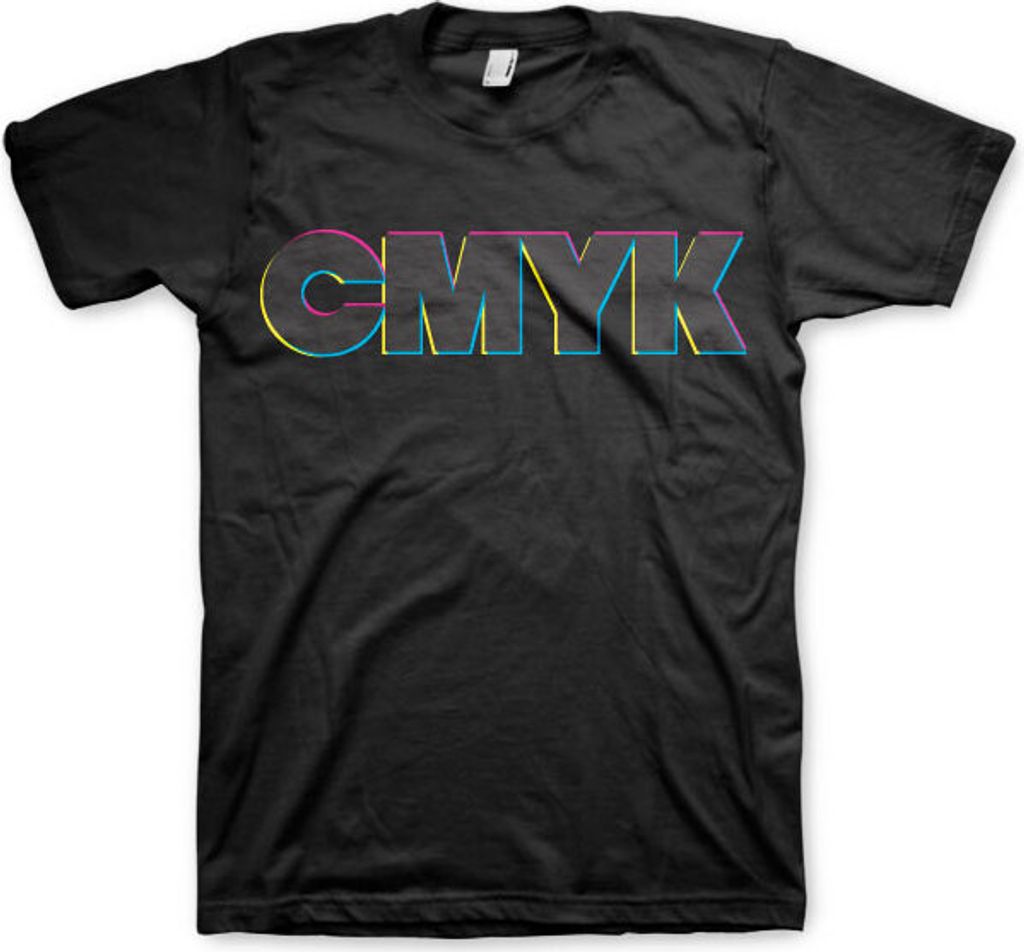 CMYK T-Shirt - X-Large - Black