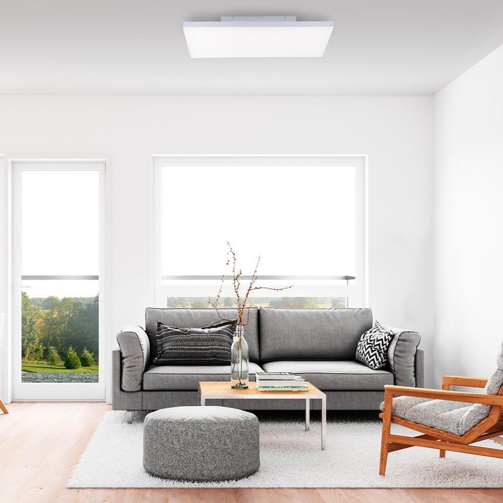 Paul Neuhaus LED Deckenlampe FRAMELESS CCT Farbwechsel dimmbar per Fernbedienung Wohnzimmer, Flur, Büro, Arbeitszimmer