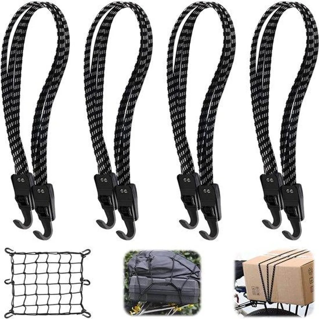 Sangles de valise réglables 60-110 cm en nylon noir haute résistance