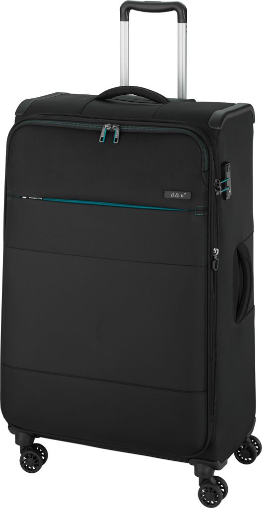 Mittelgroßer 85Li Reisekoffer Trolley Leicht zum Erweitern 71 cm Schwarz Bowatex