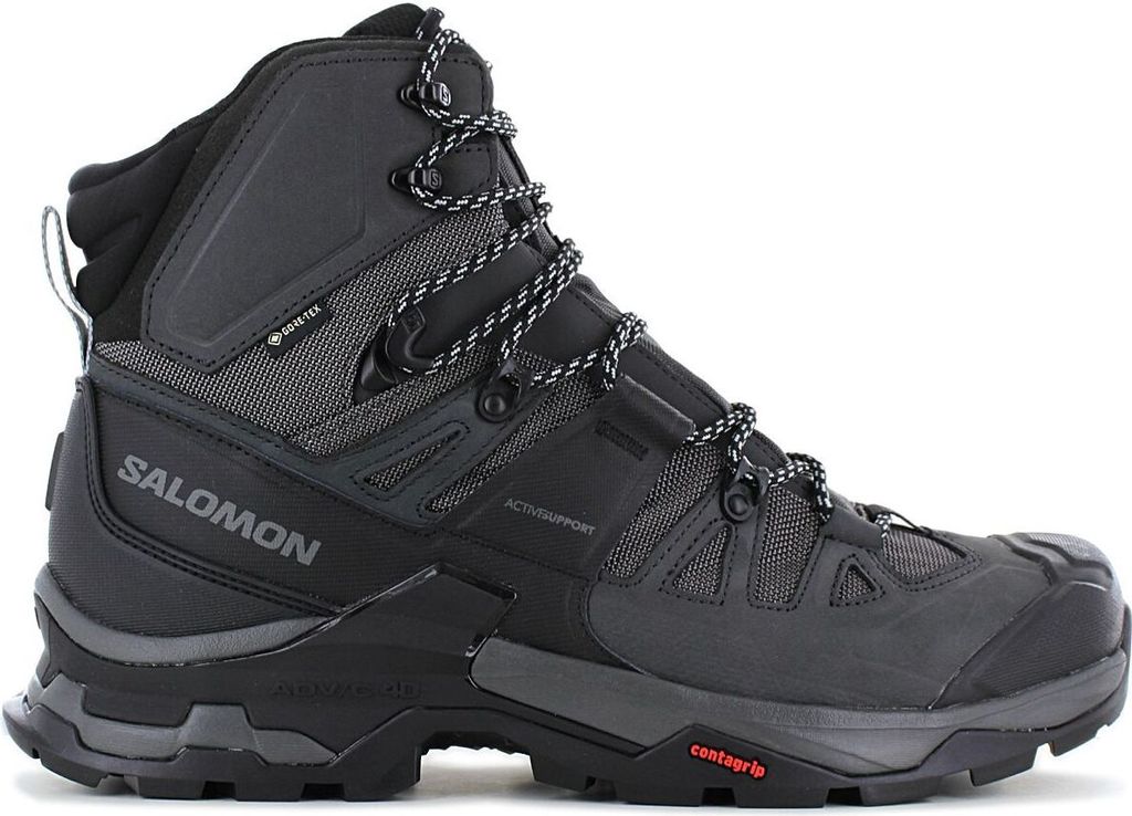 Salomon QUEST 4 GTX - GORE-TEX - Herren Wanderschuhe Hiking Boots Schwarz 412926 , Größe: EU 44 2/3 UK 10