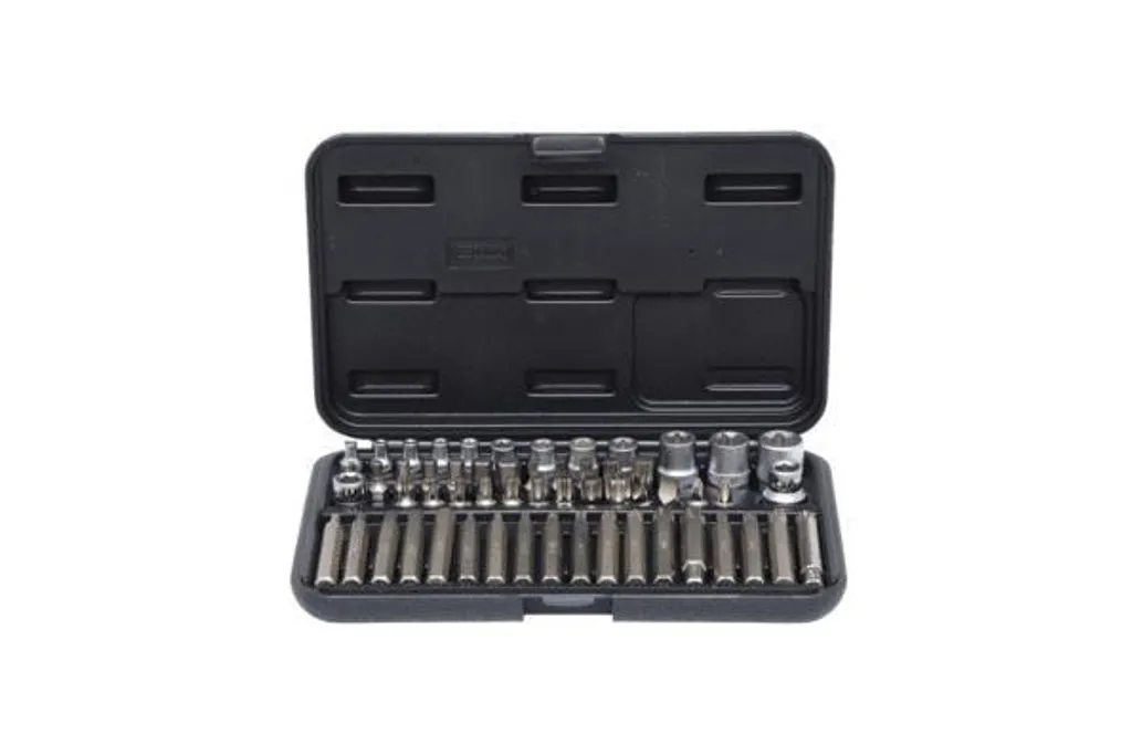 Coffret de douilles et embouts Torx TX 1/4"-1/2" KS Tools - 57 outils