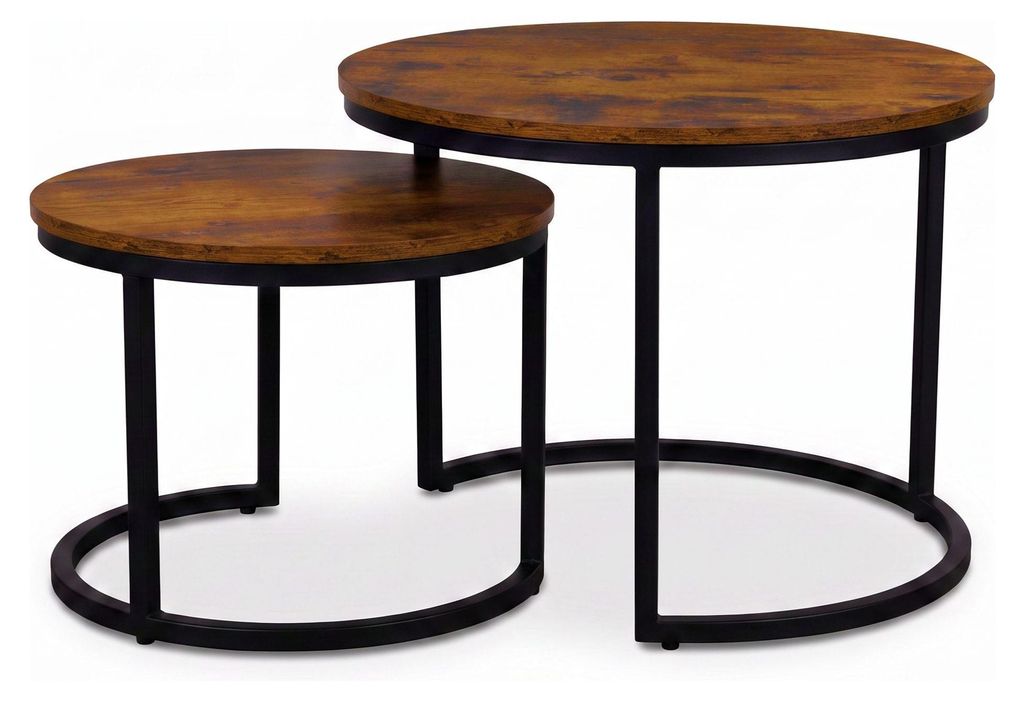 Set di tavolini da caffè rotondi SensaHome - Set di Immagine del prodotto 