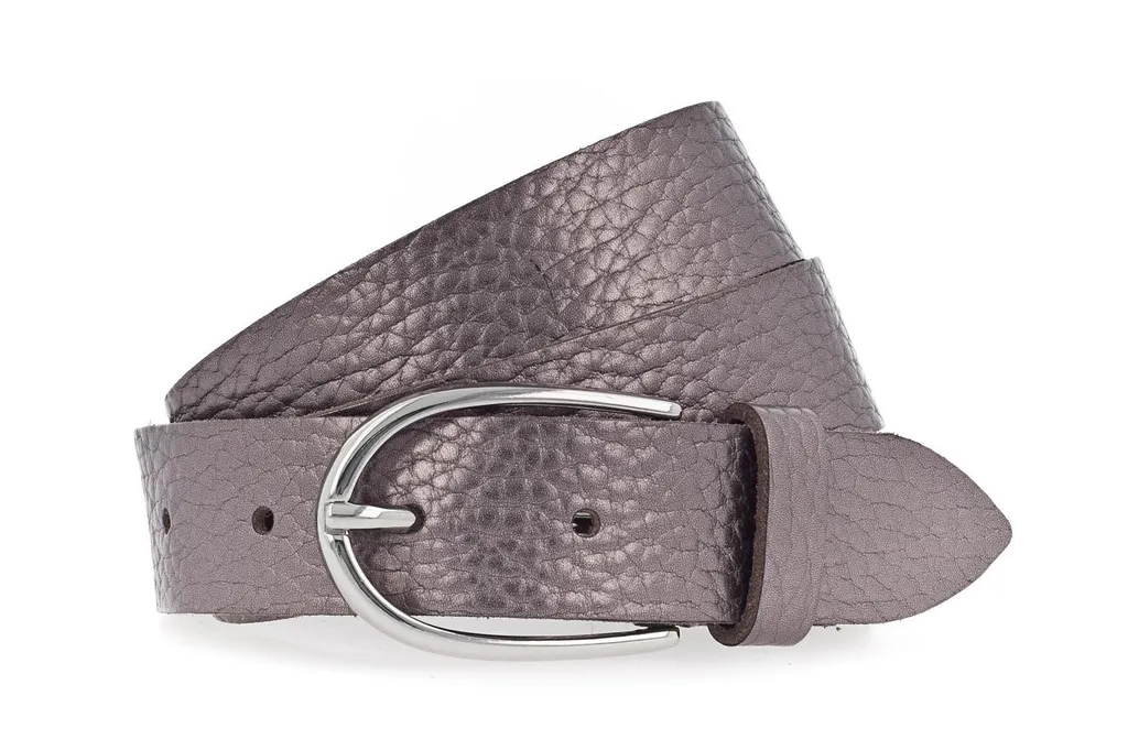 Vanzetti Cintura Glitter Radiance 30mm Silvergrey Metallic Pelle W90