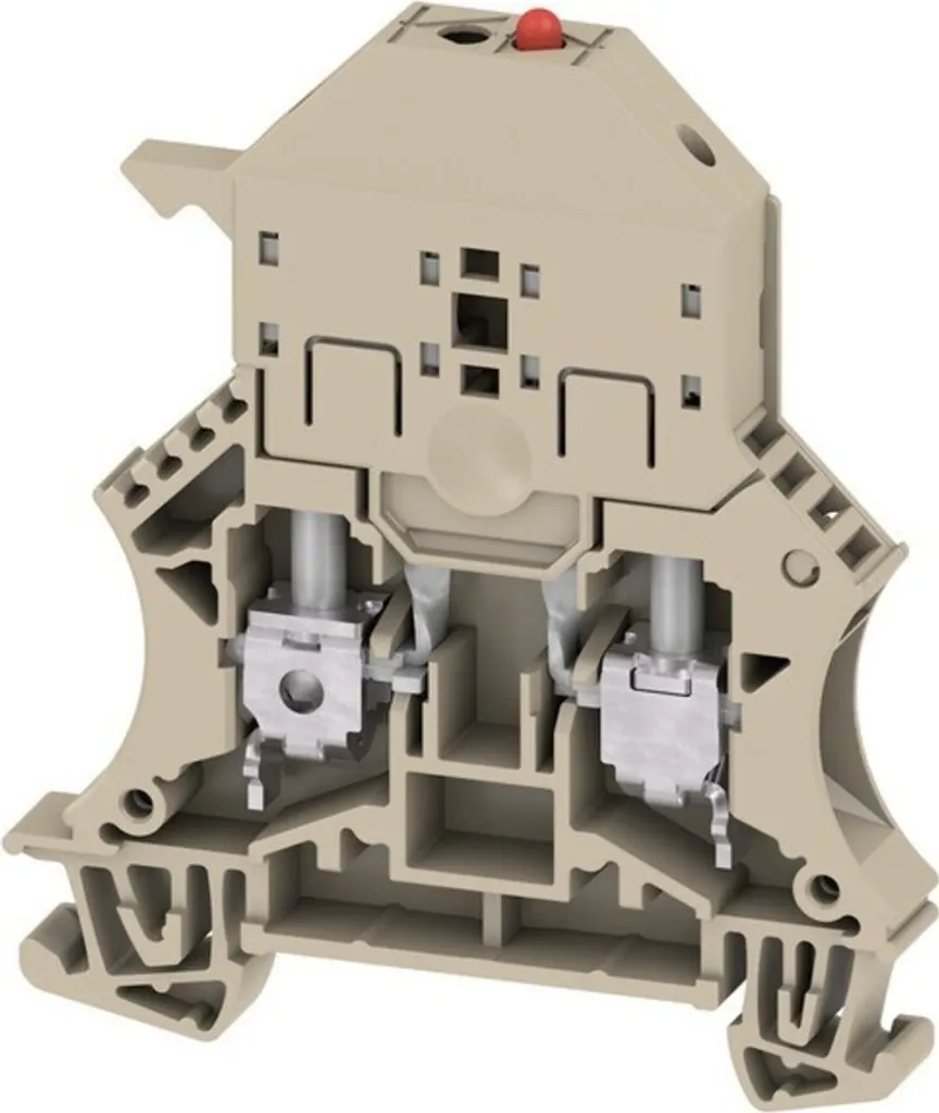 WSI 6/LD Bornier Fusible 6,3A avec Pince de Sécurité 10-36VDC/AC 7,9mm
