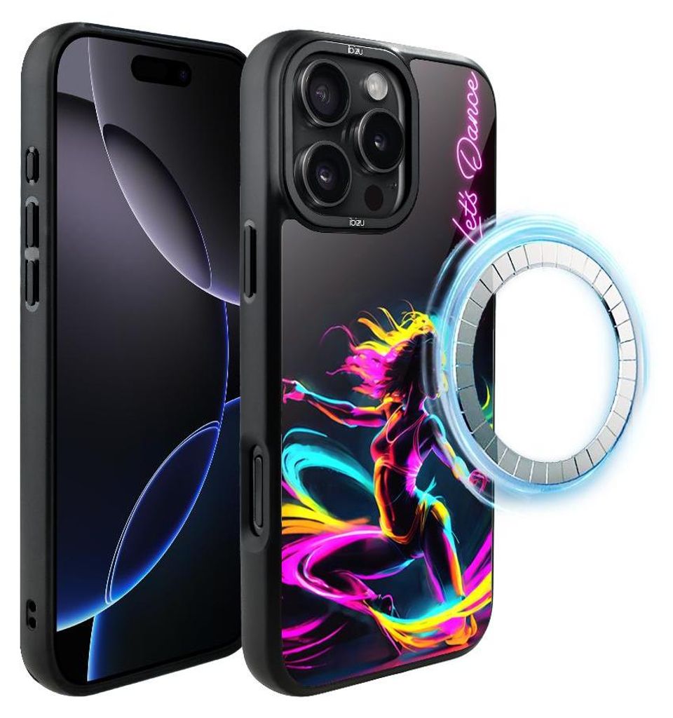 Schutzhülle für das iPhone 16 Pro, MagSafe-kompatibel, mattschwarze Seiten, Tänzerin, für Tanzliebhaber
