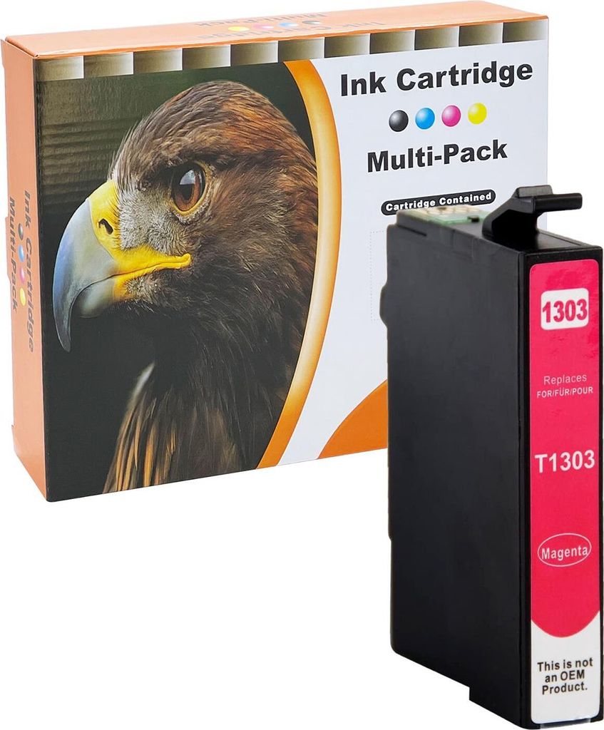 D&C Tintenpatronen ersetzt Epson T1303 Magenta