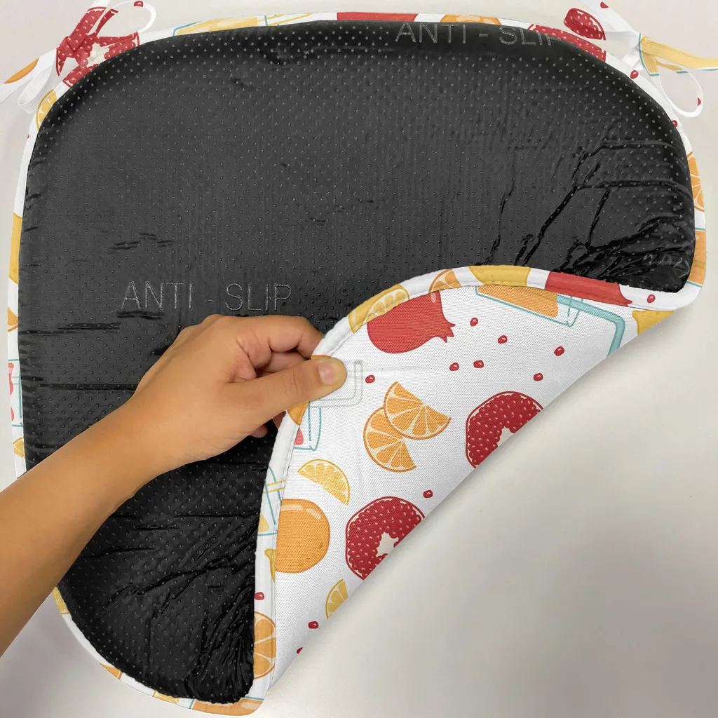 Coussin de Chaise Imperméable 40x40 cm avec Attaches - Pack de 8 Unités