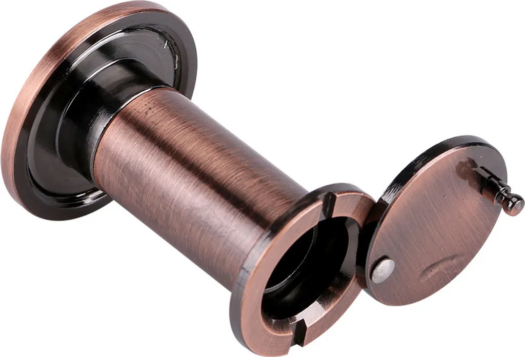 Sicurezza domestica Vetro ottico Visore per porte grandangolare Visore per porte (bronzo rosso)