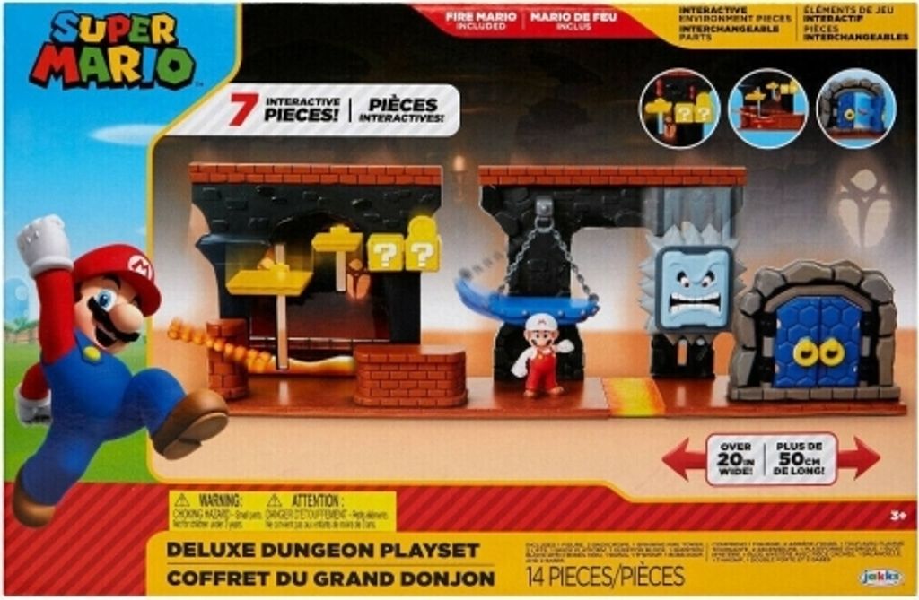 Jakks Pacific - Super Mario Deluxe Dungeon - Jakks Pacific 85993 - (Spielwaren / Play Sets)
