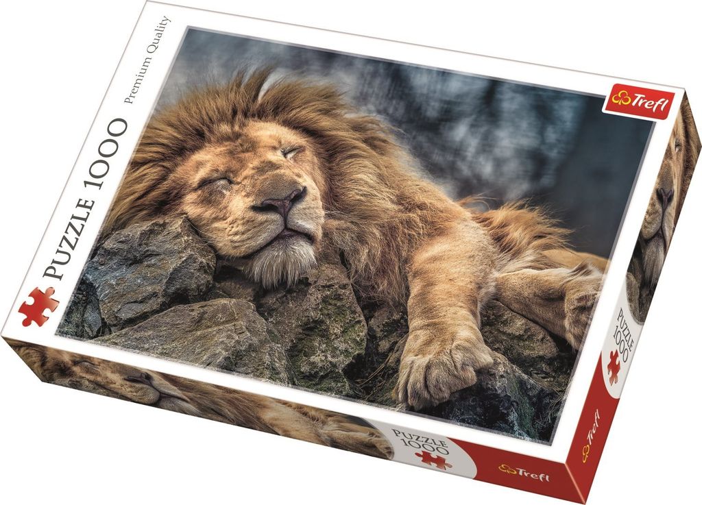Puzzle del leone addormentato 1000 pezzi Immagine del prodotto 