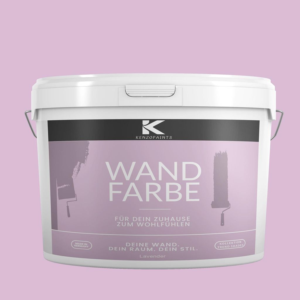 Kenzopaints 10Liter Wandfarbe Designfarbe Innenfarbe - Lavender