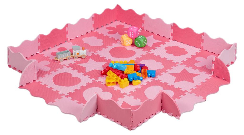 Tappeto puzzle Relaxdays da 52 pezzi, schiuma EVA, privo di Immagine del prodotto 