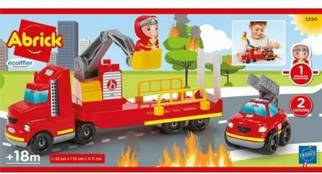 Camion de Pompiers Ecoiffier Fire Truck - Jouet d'Éveil Premier Âge