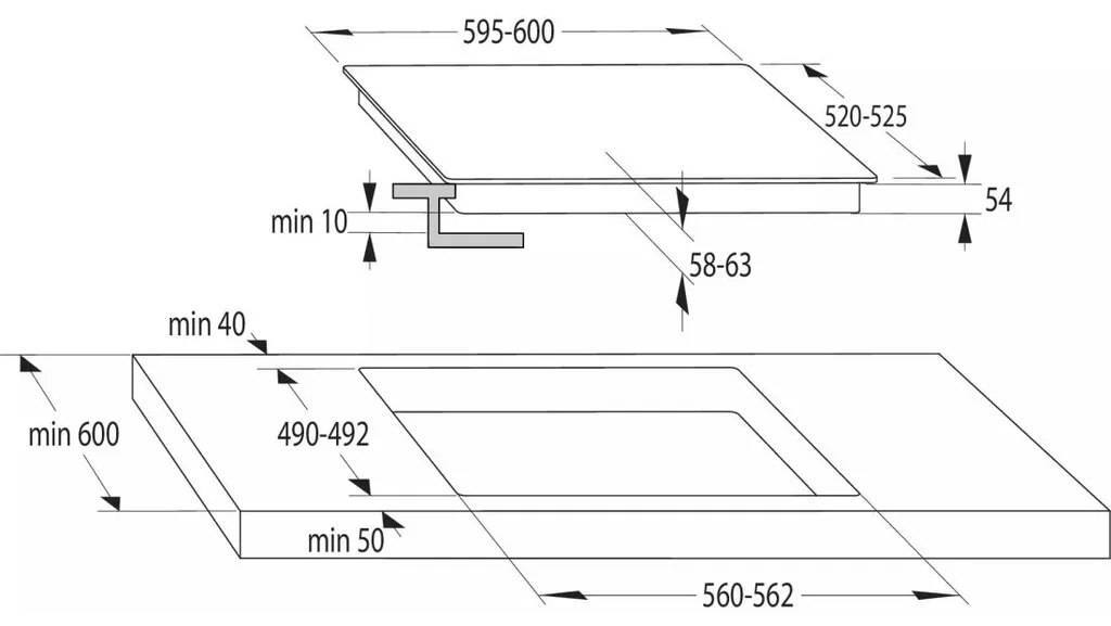 Plaque induction 60cm Hisense ConnectZone : cuisinez sans limite d'espace - 5