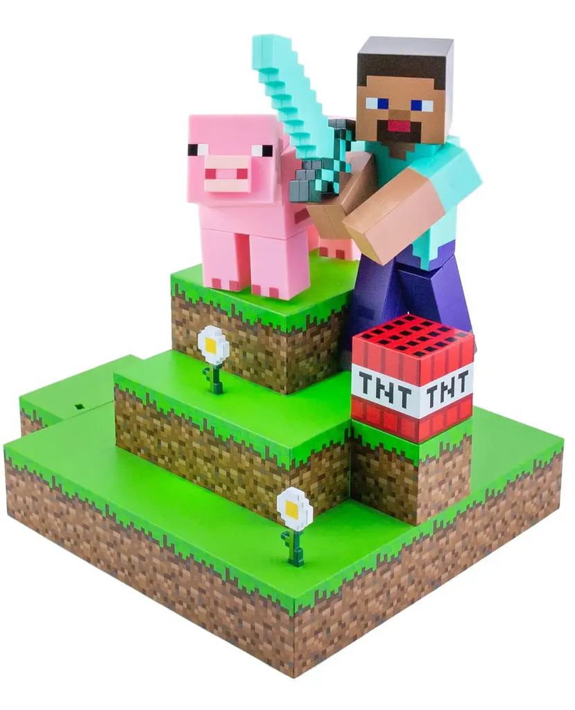 Veilleuse Minecraft Diorama Paladone Éclairage Doux pour Chambre Enfant - 9