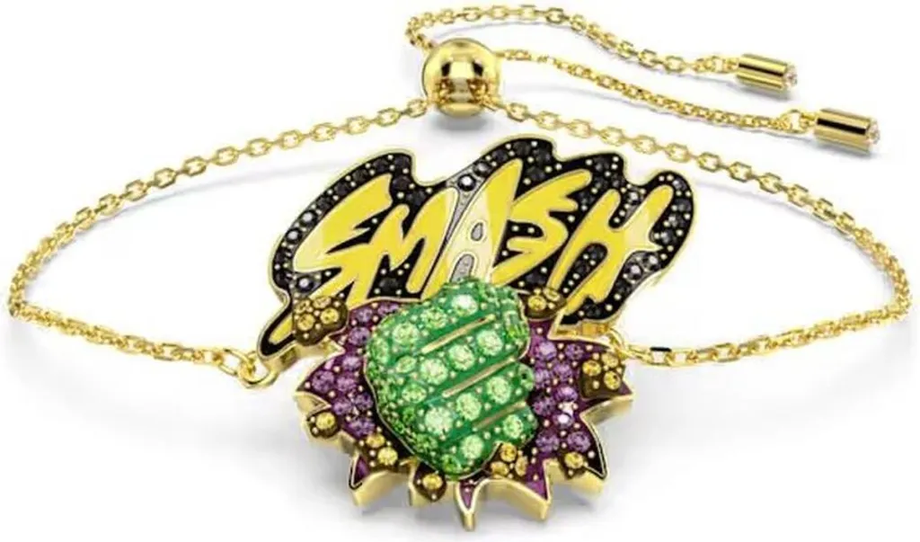 Bijou Marvel Hulk Swarovski 5650869 : Élégance et Force pour Fan de BD