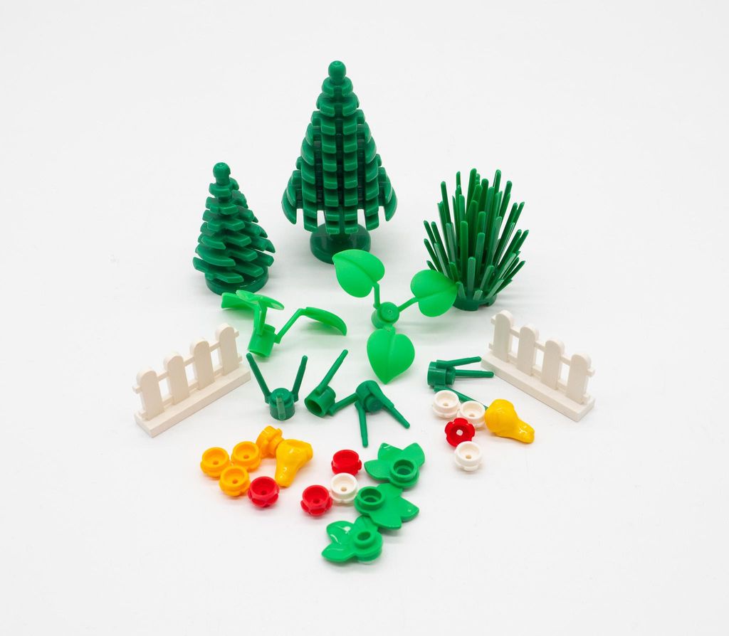 LEGO Pflanzen, Bäume, Sträucher, Blumen, Zäune, Frosch Gelb - Xtra - Set 40310