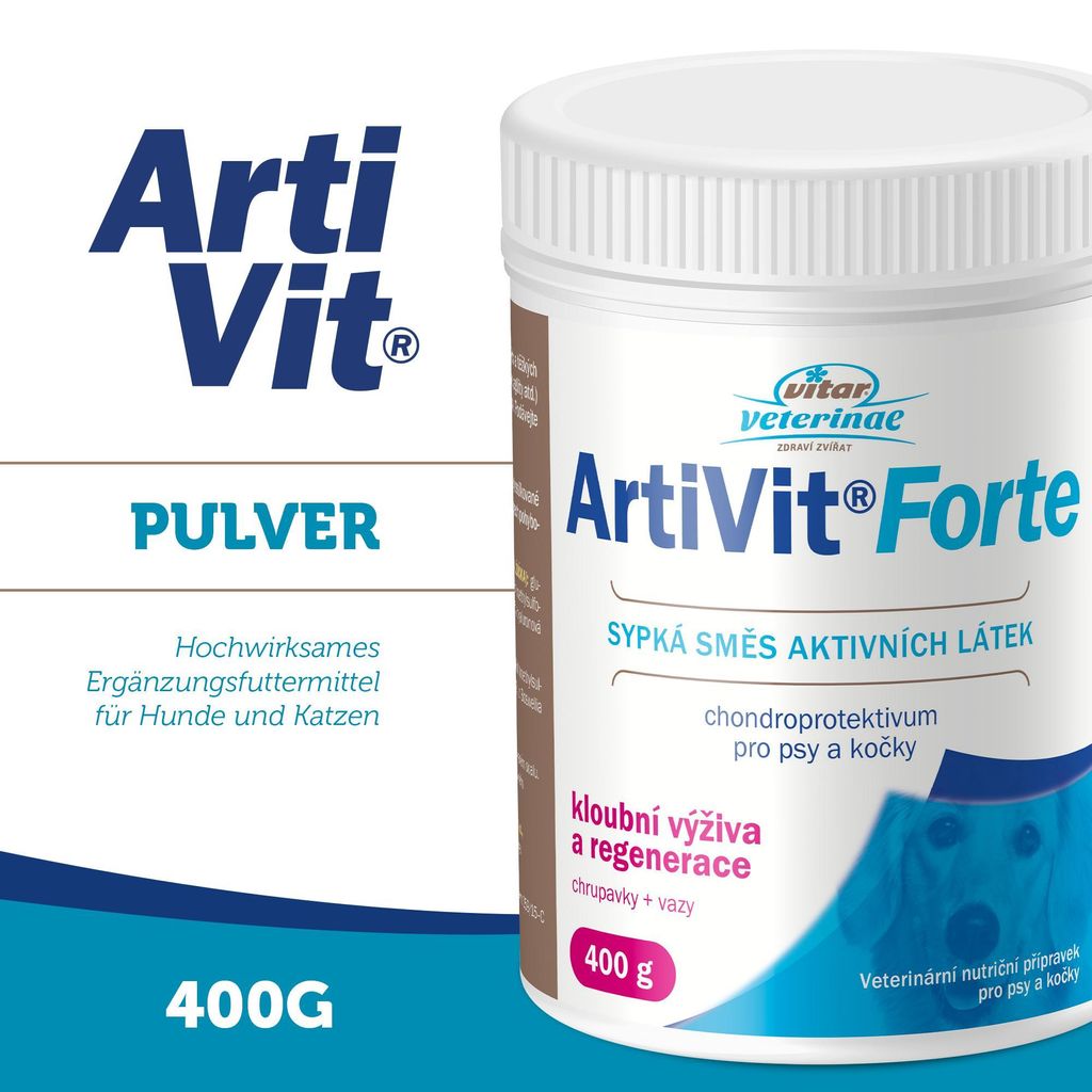 Vitar Veterinae Artivit Forte 400 g - extra silný Zdjęcie produktu 
