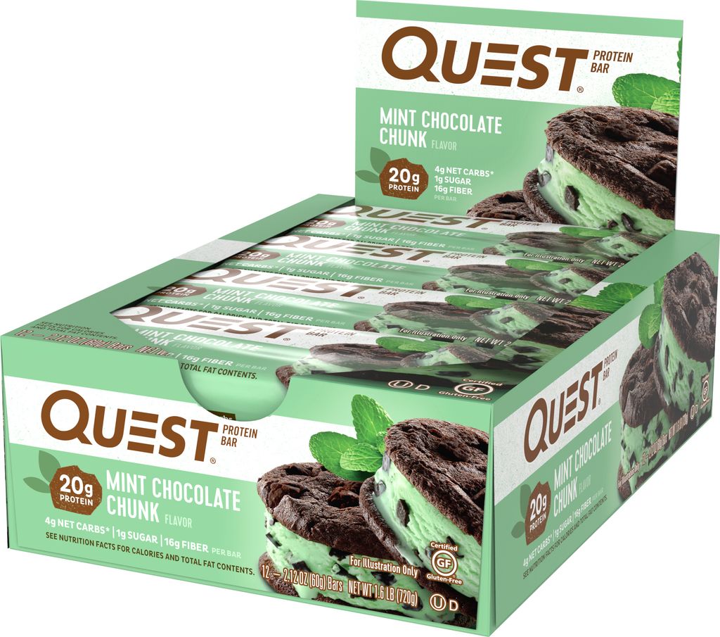 QUEST Nutrition | Quest Bar | Different Flavors Chocolate with mint