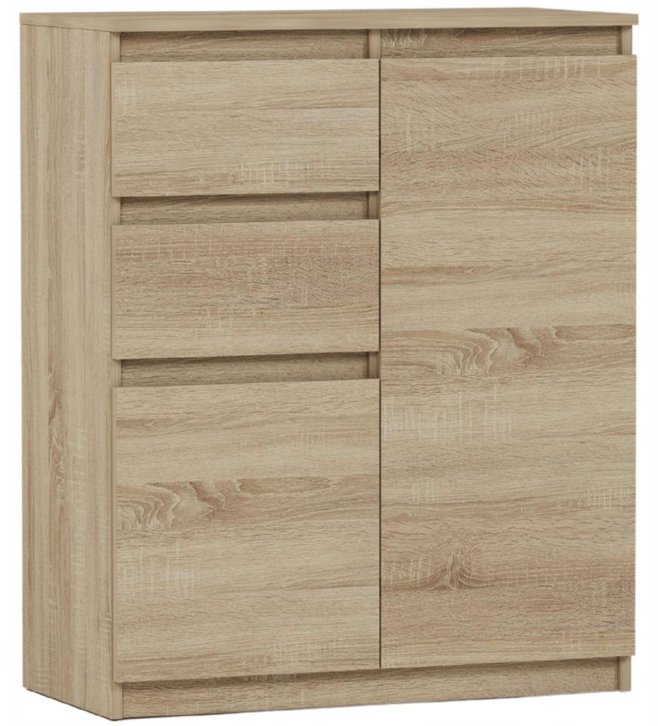 Komoda 98 cm, 2 dvere, 2 zásuvky, skrinka FRAMIRE S-2, Obrázok produktu 