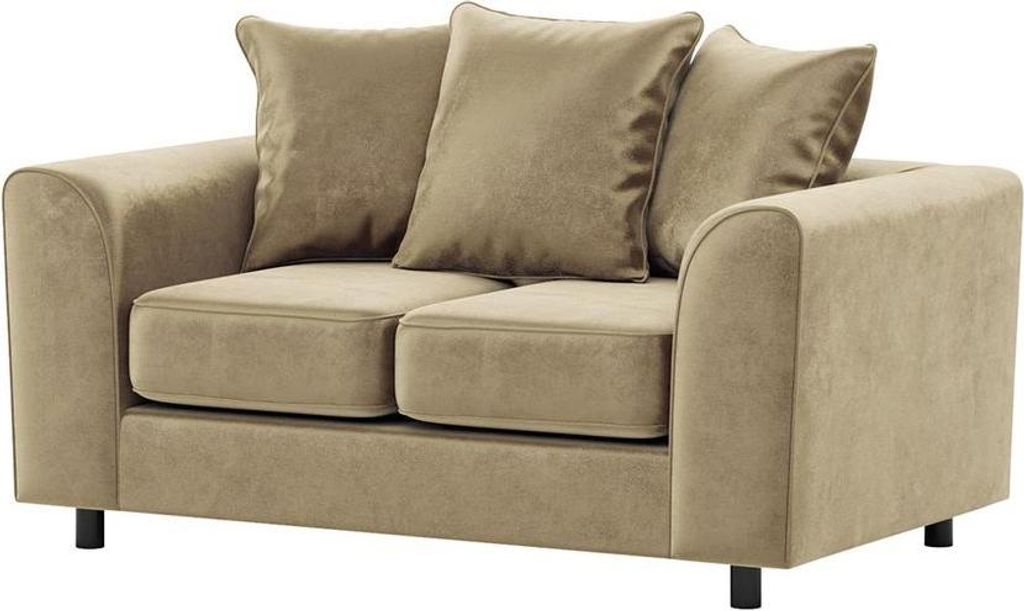 Zweisitzer-Sofa Dillon Velvet-Kronos 35-Schaumstoff