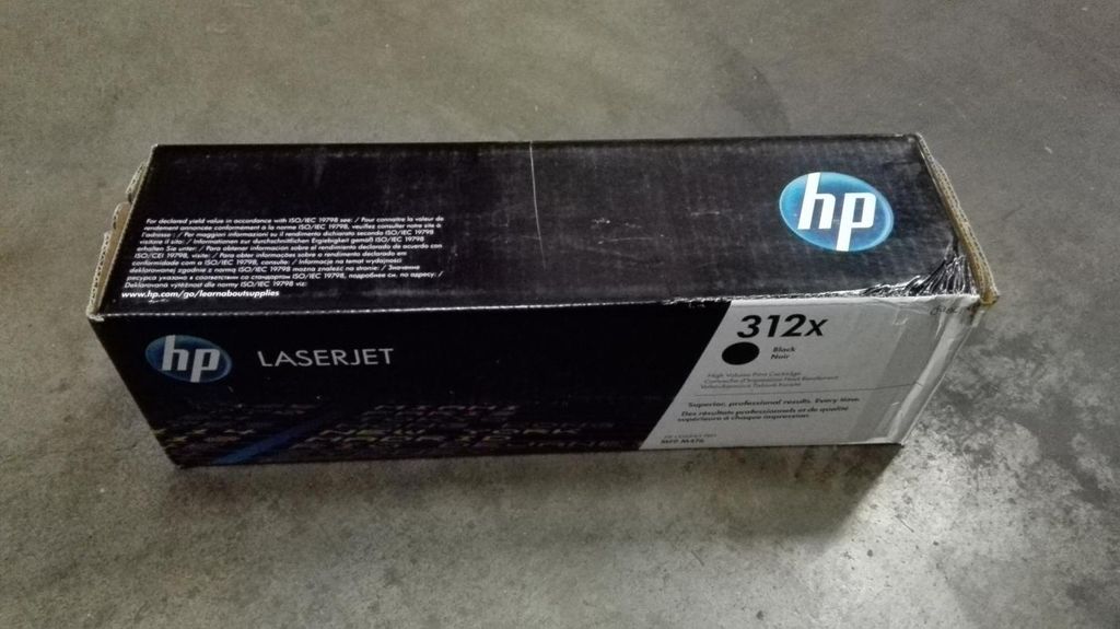 HP 312X Schwarz LaserJet Tonerkartusche mit hoher Produktbild 