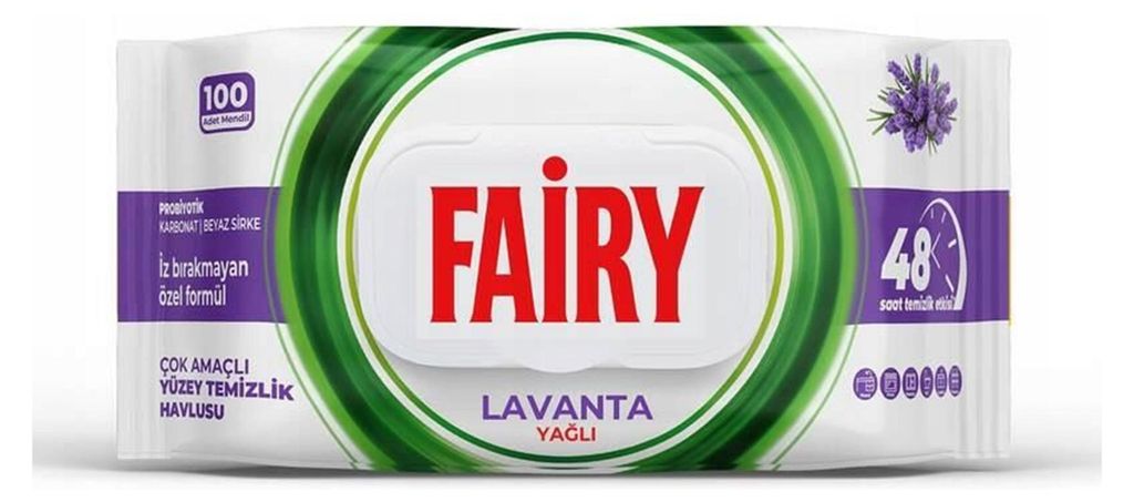 Fairy Oberflächenreinigungstücher Lavendel Zdjęcie produktu 