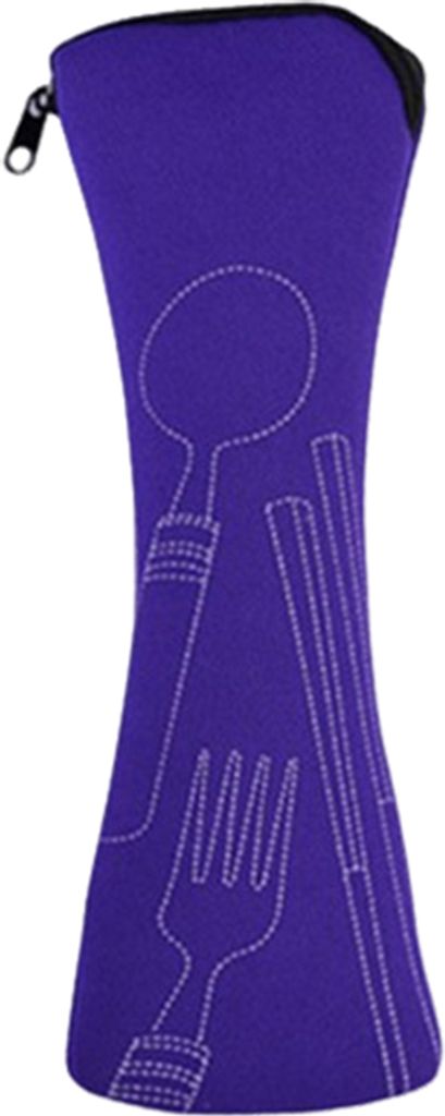 Besteck-Aufbewahrungstasche, Stofftaschen für Geschirr, Reißverschluss-Design, tragbar, waschbar, Aufbewahrungstasche für Gabel, Löffel, Essst...