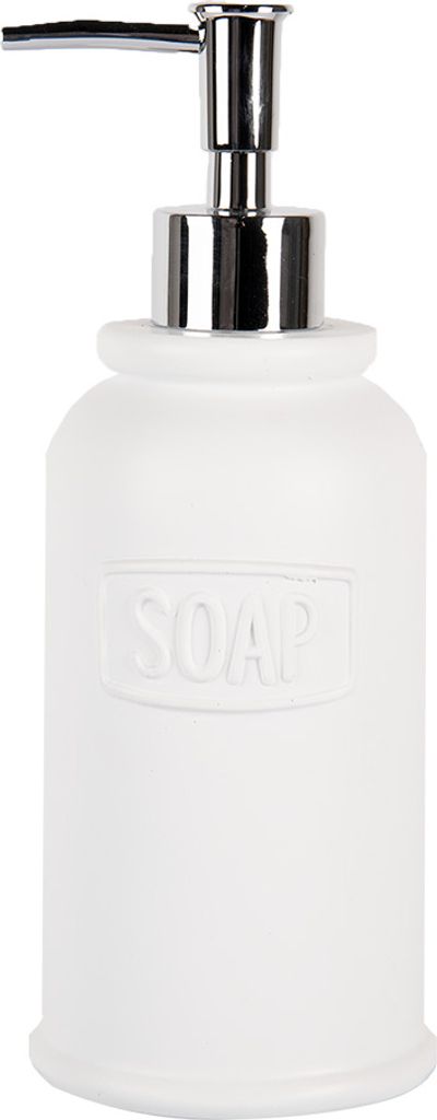 Clayre & Eef Seifenspender 350 ml Weiß Kunststoff
