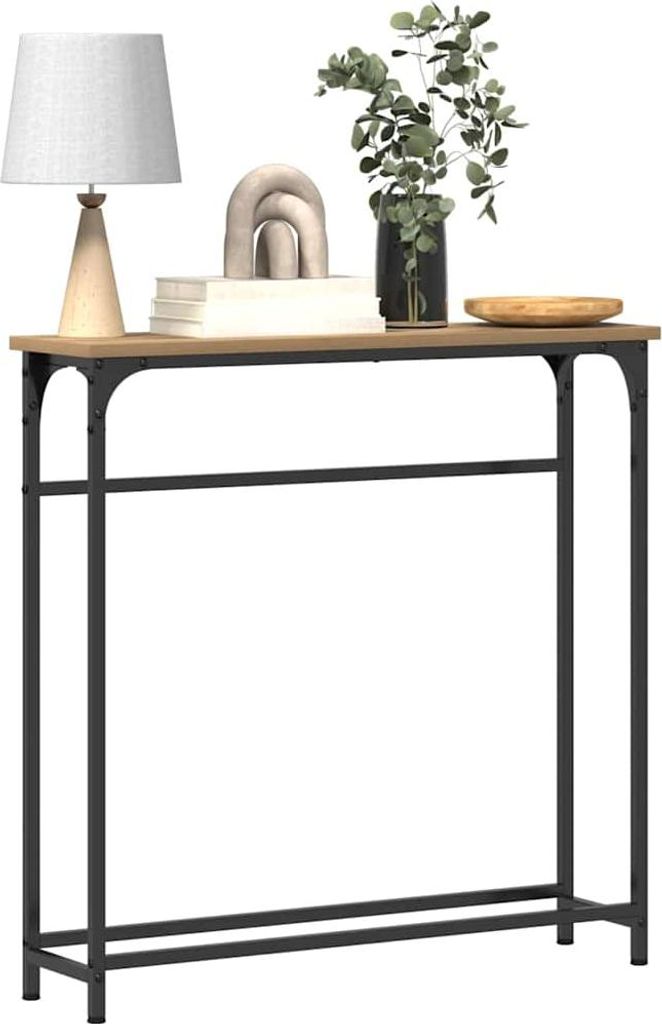 "Sonderangebot" Konsolentisch(1 pcs) - CLORIS - Sofatisch für Wohnzimmer - Artisan-Eiche 75x19,5x75cm Holzwerkstoff - Konsolentische NeuMöbel65...