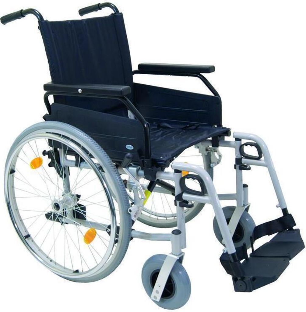 Standardrollstuhl ROTEC SB54,m.TB silber(Drive Medical),