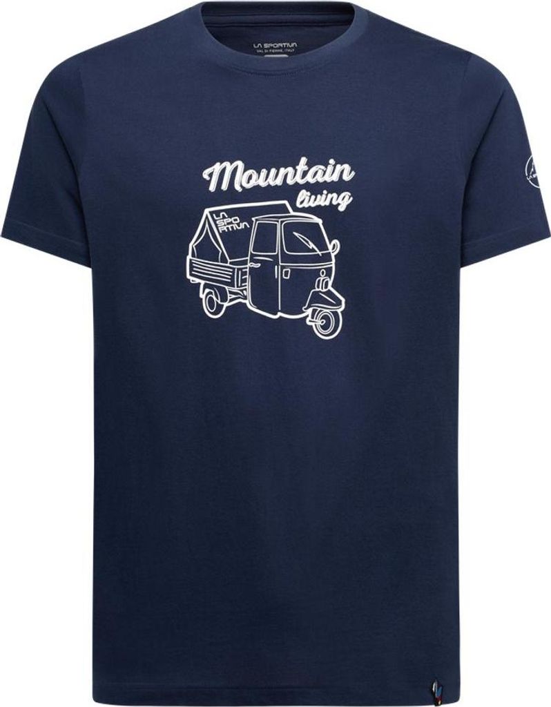 Ape T-Shirt M, Night Sky/Chalk, XL, ZACT204B46W04XL, Climbing Herren T-Shirt - La Sportiva