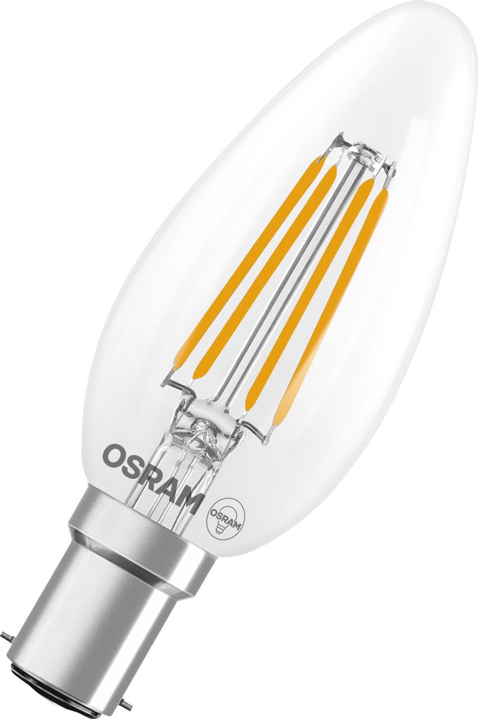 Żarówka LED OSRAM Star w kształcie świecy z żarnikiem B40, Zdjęcie produktu 