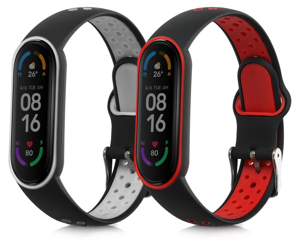 kwmobile 2x Uhrenarmband für Xiaomi Mi Smart Band 6 / Mi Produktbild 