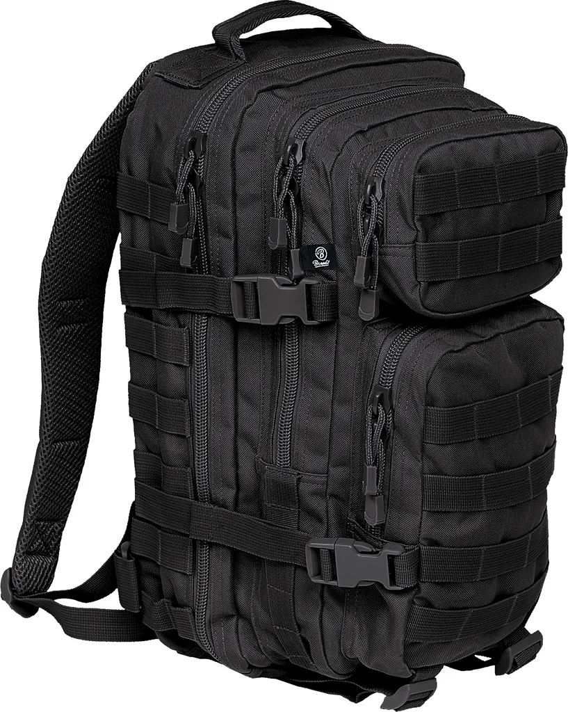 Sac à dos de randonnée et urbain US Cooper Brandit noir robuste MOLLE