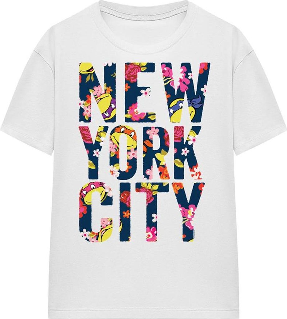 Teenage Mutant Ninja Turtles - "New York City" T-Shirt für Damen TV26775 (L) (Weiß)