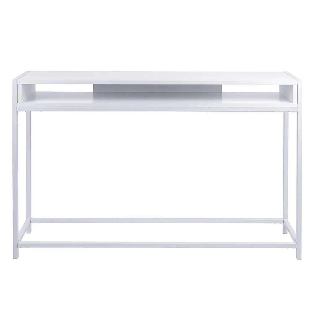 Petite Table Basse Blanche Fushion par Leitmotiv - Guéridon de Salon Chic